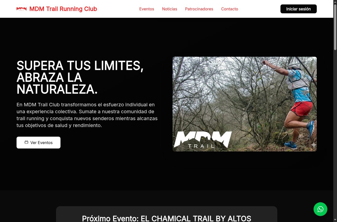 MDM Trail Running Club, organización que usa Fitnech