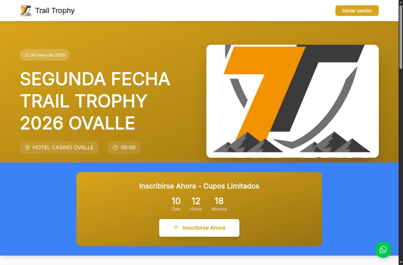 Trail Trophy, organización que usa Fitnech