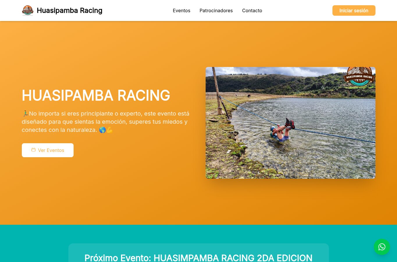 Huasipamba Racing, organización que usa Fitnech