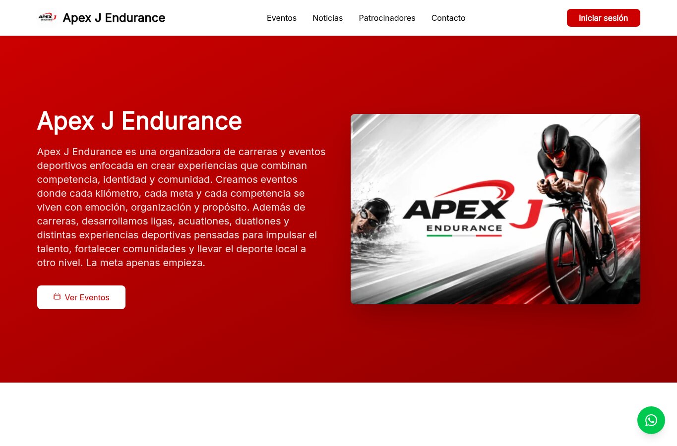 Apex J Endurance, organización que usa Fitnech