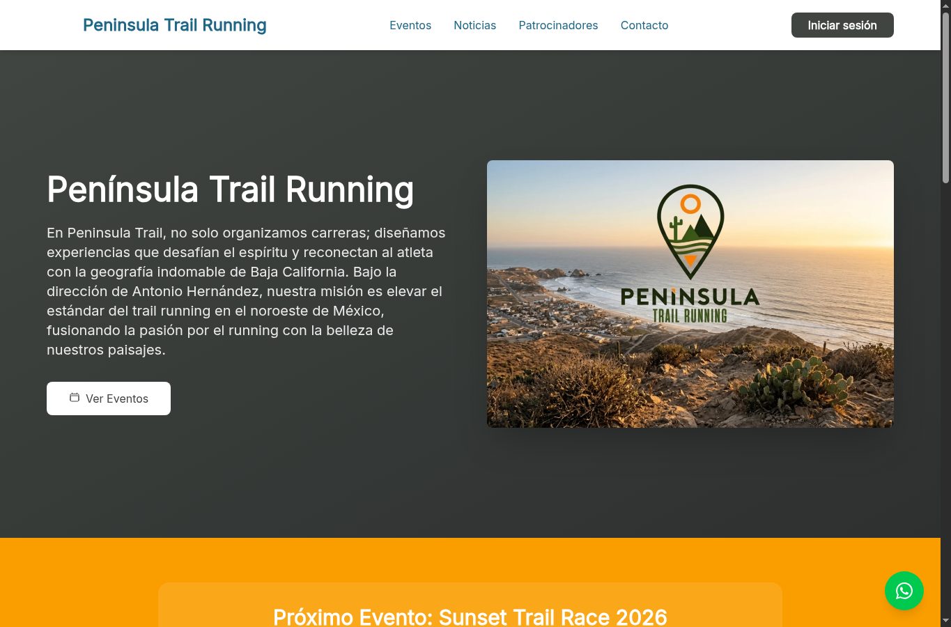 Península Trail Running, organización que usa Fitnech