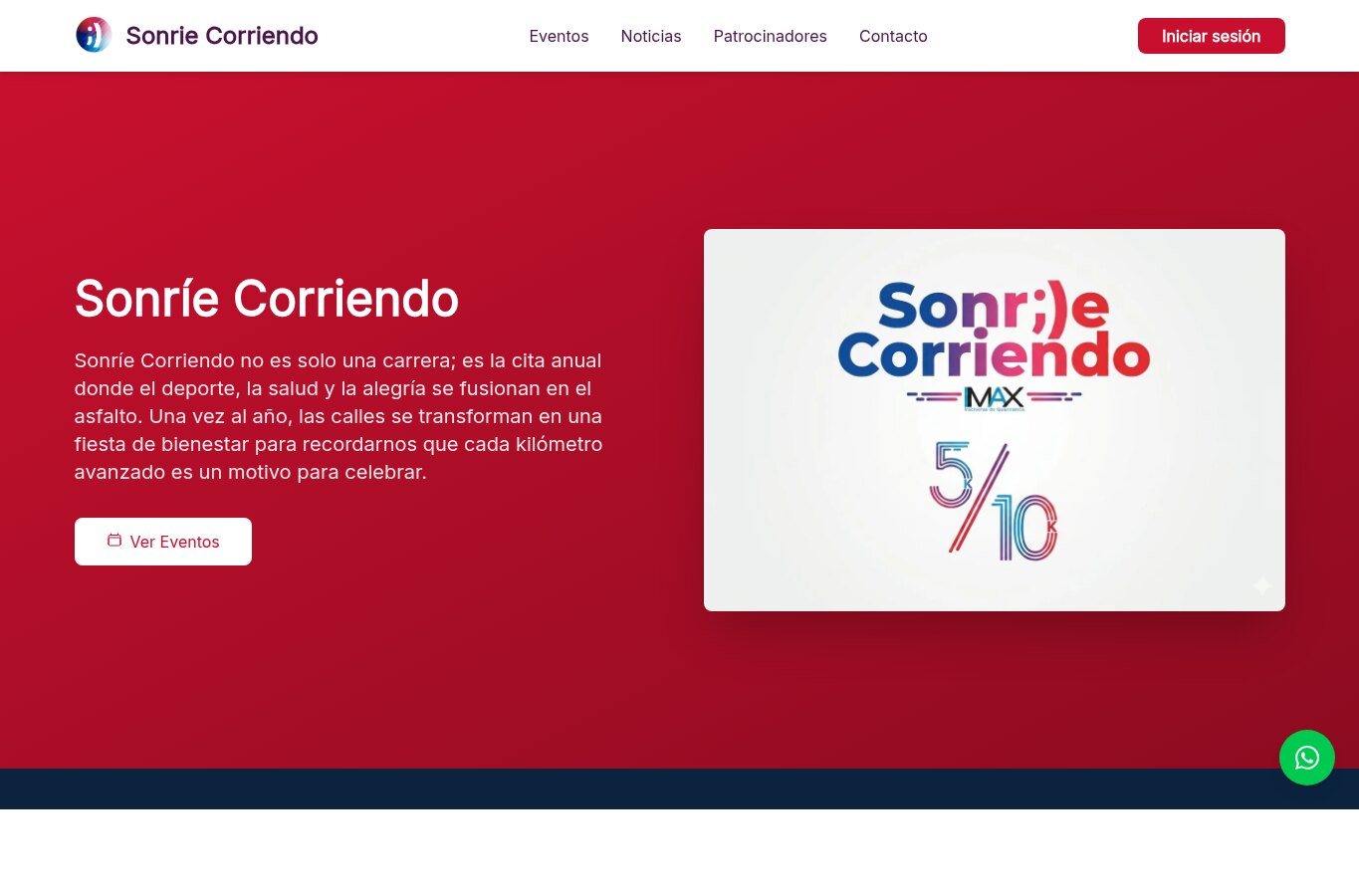 Sonríe Corriendo, organización que usa Fitnech